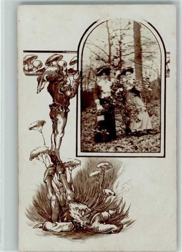 1915 Litho und Foto - Zwerge und Privatfoto AK