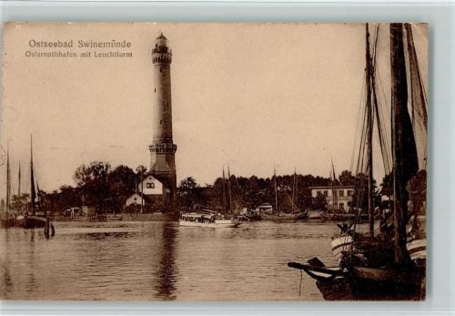 Swinemünde Osternothafen mit Leuchtturm