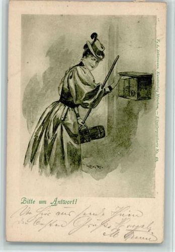 1899 Bitte um Antwort - Ackermann Nr. 69 AK
