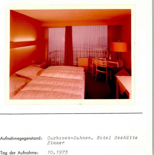 Duhnen Foto montiert auf Karton