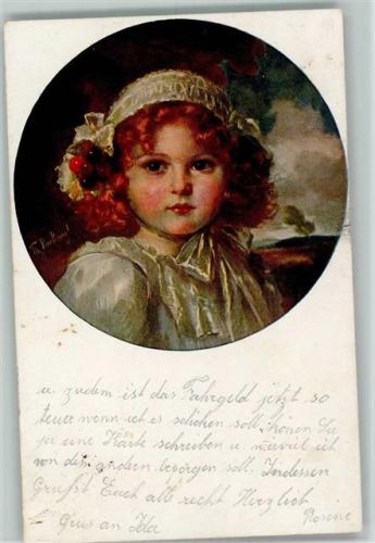 1919 Nr. 62 - Recknagl, Goldelse AK kinderkopf