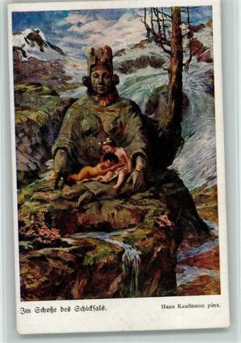 1919 Im Schoße des Schicksals, sign Hans Kaufmann AK