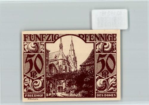 Paderborn Notgeld Friedhof des Domes