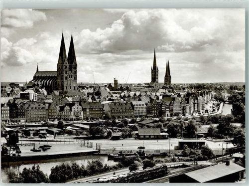 Lübeck Blick von Westen