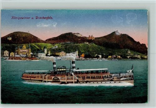 Königswinter Drachenfels Raddampfer