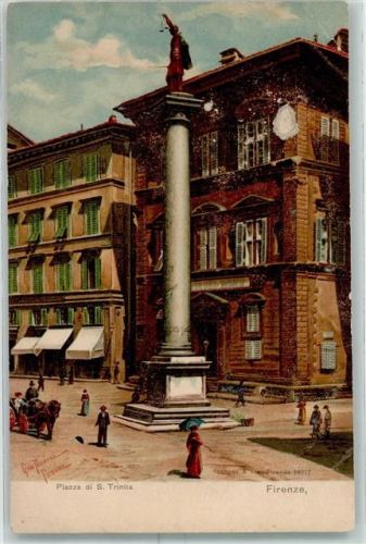 Firenze Denkmal Piazza di S. Trinita