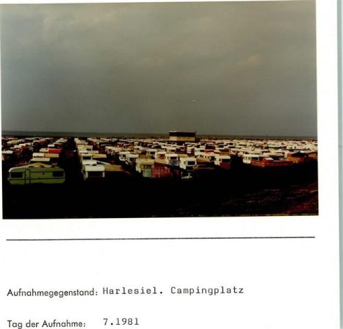 26409 W2944 Harlesiel , Ostfriesl FOTO KEINE AK Campingplatz Foto montiert auf Karton