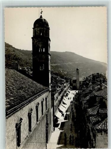 Dubrovnik 1960 Glavna ulica AK