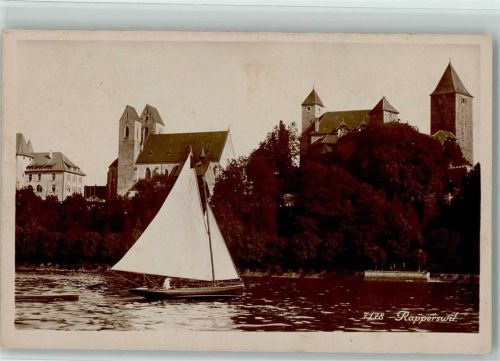 Rapperswil SG 1922 Segelboot