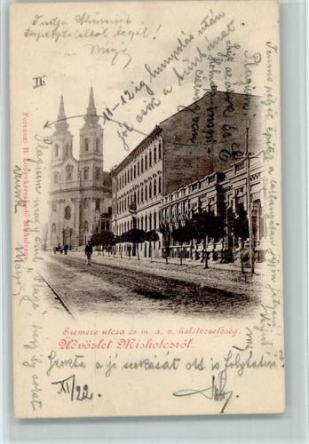 Miskolc 1899 Straßenpartie