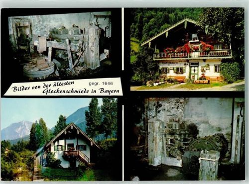 Ruhpolding Die Glockenschmiede Innenansicht Schmiedewerkstatt
