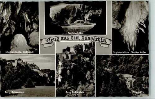Ahorntal Ailsbachtal Sophienhöhle Burg Rabenstein Neumühle