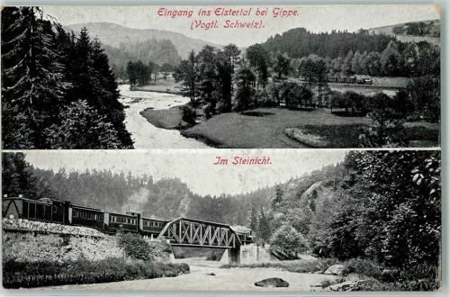 Elsterberg Elstertal Im Steinicht Personenzug