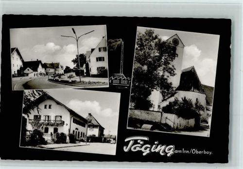 Töging Ortsansichten Kirche 3-Bildaufnahme