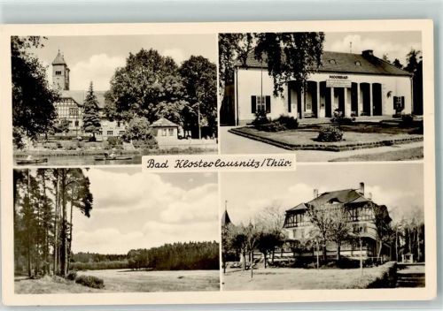 Bad Klosterlausnitz Rückseite mit Abschürfungen bzw Kleberesten