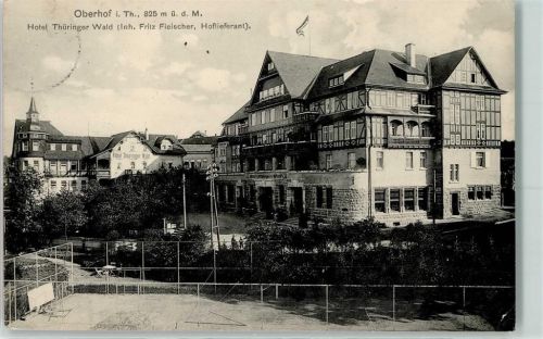 Oberhof 1915 Hotel Thüringer Wald Tennisplatz