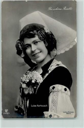 1912 Verlag CL+Co 2925-1 Luise Kartousch in die schöne Risette
