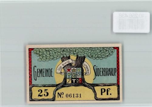 Süderbrarup Notgeld 25 Pfennig Drache Ritter