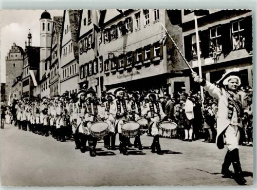 Dinkelsbühl Rückseite mit Abschürfungen bzw Kleberesten Knabenkapelle