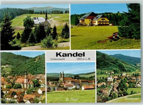 Kandel Ortsansichten Kandel Waldkirch St. Peter Glottertal