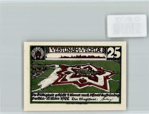 Vechta Notgeld Veste