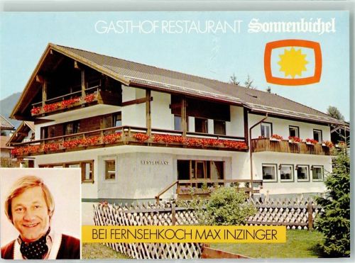 83324 W8222 Ruhpolding - Gasthaus Sonnenbichel Fernsehkoch Max Inzinger