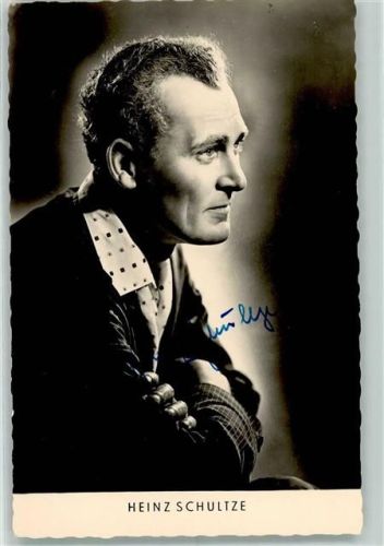 Heinz Schultze Originalautogramm