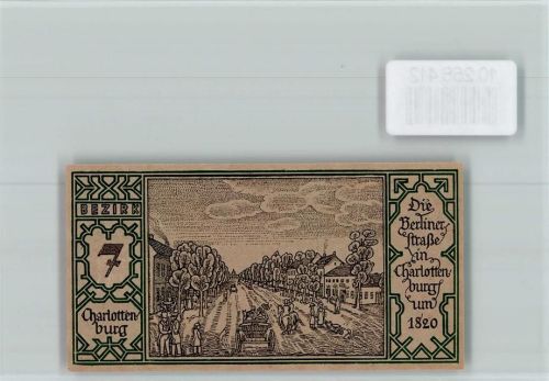 Charlottenburg Notgeld 50 Pfennig