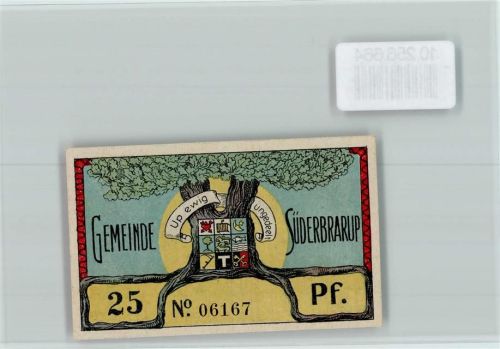 Süderbrarup Notgeld 25 Pfennig Drache Ritter
