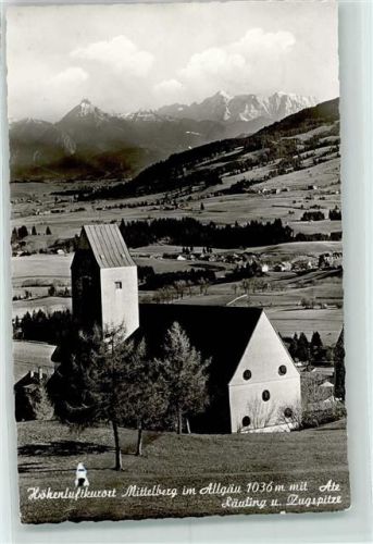 Mittelberg Mittelberg mit Säuling und Zugspitze