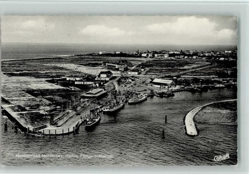 Norderney Hafen Luftaufnahme