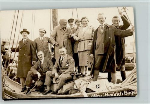 Norderney Auf dem Boot Gruppenfoto