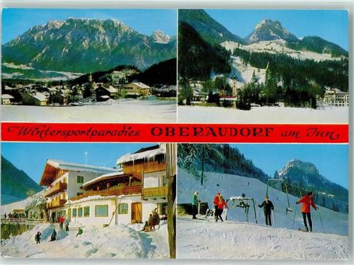 Oberaudorf Wintersportplatz Skifahrer