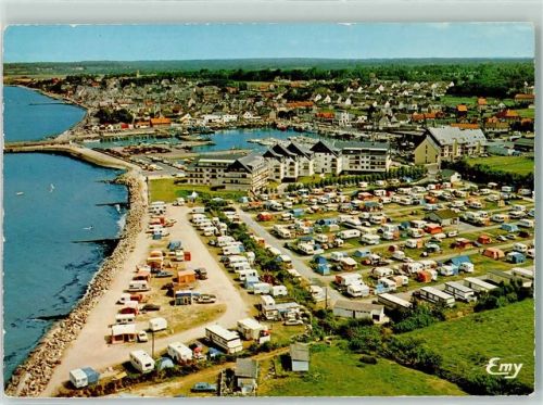 Grandcamp-Maisy Le camping du Joncal les résidences et le port