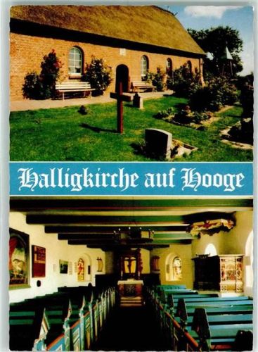 Hooge Halligkirche Innenansicht