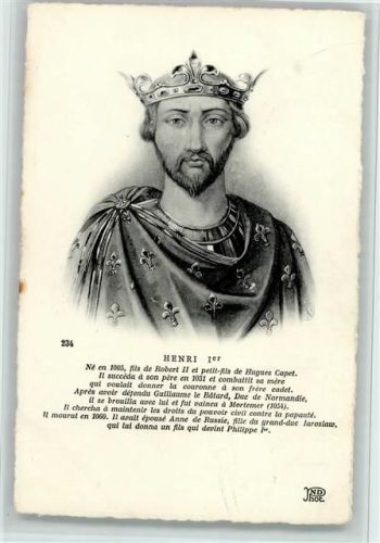 ND Phot. Nr. 234 Henri Ier