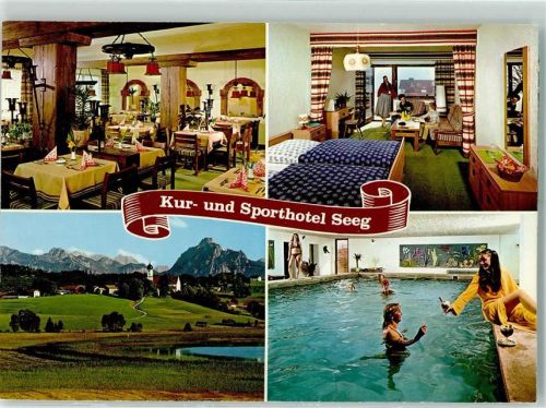Seeg Kur und Sporthotel Gastraum Schwimmbad