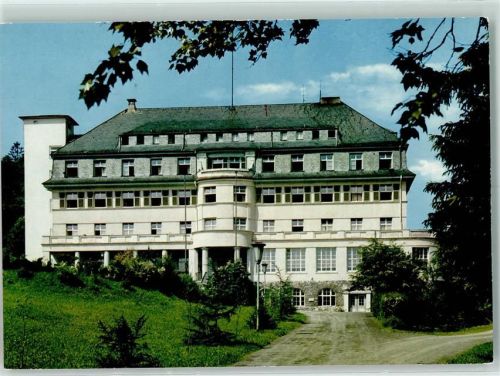 Stromberg Rückseite mit Abschürfungen bzw Kleberesten Sanatorium