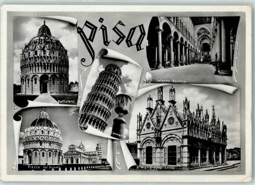 Pisa Battistero Interno Basilica campanile Piazza Del Duomo S. Maria Della Sema
