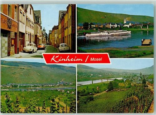 Kinheim Rückseite mit Abschürfungen bzw Kleberesten