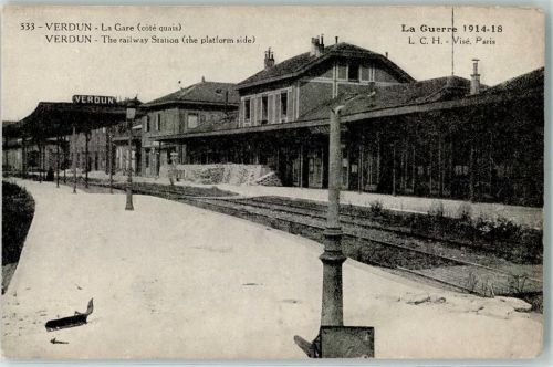 Verdun WK I La Gare AK