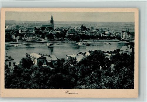 Crossen a.d. Oder 1927 Teilansicht, gute Erhaltung AK
