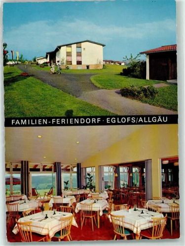 Eglofs Rückseite mit Abschürfungen und Kleberesten Familien-Feriendorf