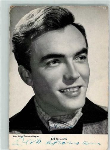 Erik Schumann Originalautogramm