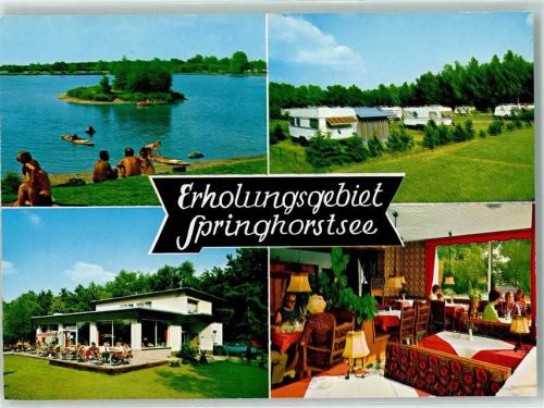 Springhorst Erholungsgebiet Springhorstsee Badeinsel Campingplatz