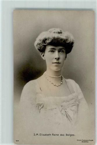 Elisabeth Reine des Belges Nr. 104 Dobrecourt Foto AK
