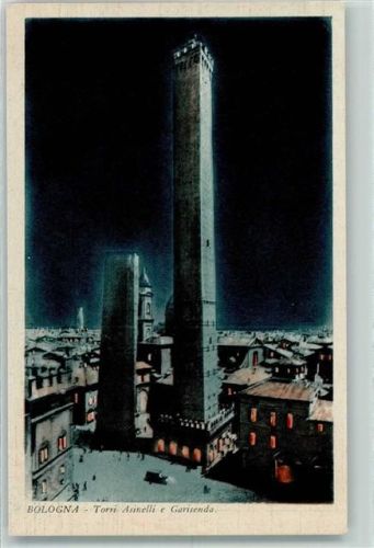 Bologna Torni Asinelli e Garisenda - Turm AK