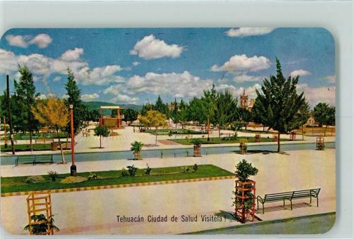 Tehuacan Parque Prolongacion del Paseo Hidalgo lugar de recreo y descanso