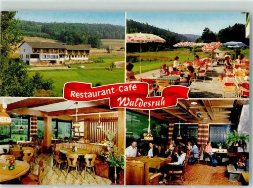 Burgwallbach Gasthaus Café Pension Waldesruh mit Gästehaus