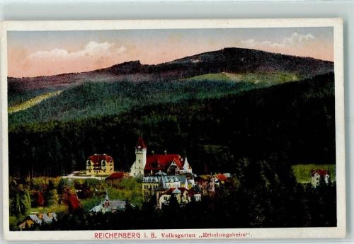 Liberec Reichenberg i. Böhmen - Volksgarten Erholungsheim